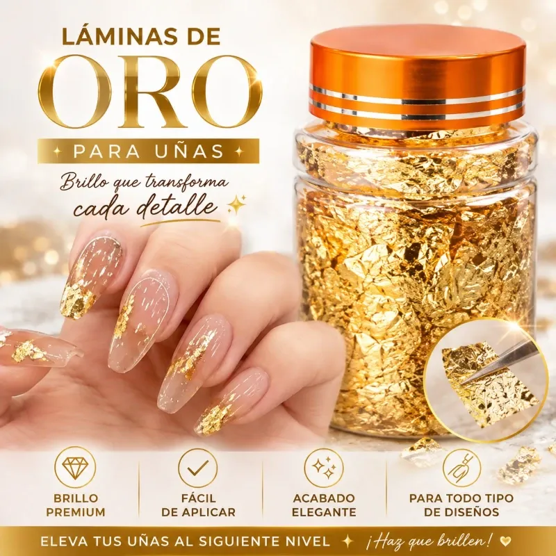 Decoración Papel de Oro