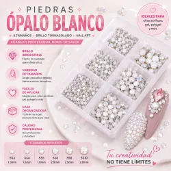 Decoración Piedras Opal Casillero