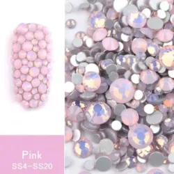Decoración Piedras Opal Rosadas