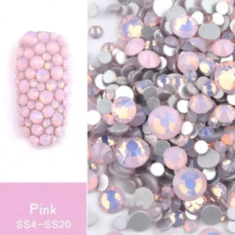 Decoración Piedras Opal Rosadas