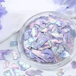 Estuche Concha Nácar Morado 
