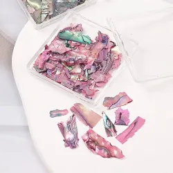 Estuche Concha Nacar Rosado