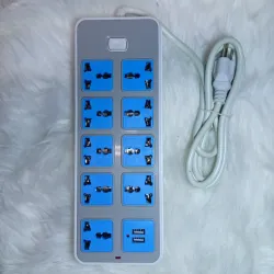 Extensión de corriente con USB doble