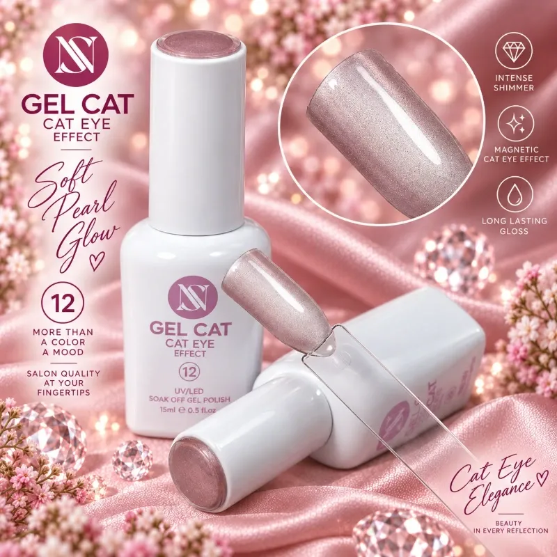 Gel Cat Eye #12 STUDIO NAILS (Ojo de Gato)
