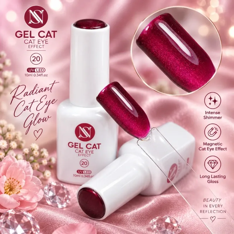 Gel Cat Eye #20 STUDIO NAILS (Ojo de Gato)