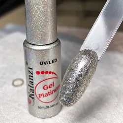 Gel Liner Plateado Kalanzi