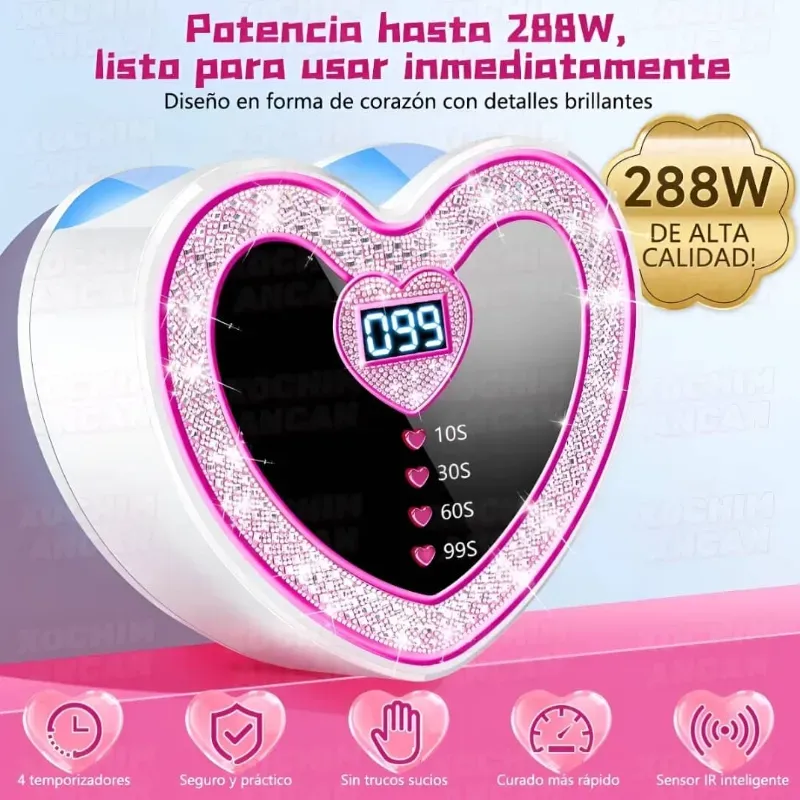 Lámpara Forma de Corazón