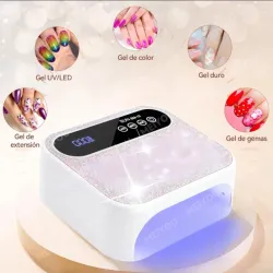 Lámpara Recargable adornada con piedras
