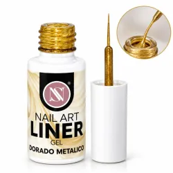 Liner Dorado Metálico