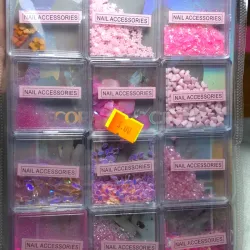 Piedras Nail Accesorio Rosado