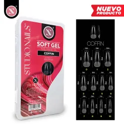 Uñas Soft Gel Coffin
