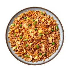 Arroz Frito Mixto de Mariscos y Vegetales 