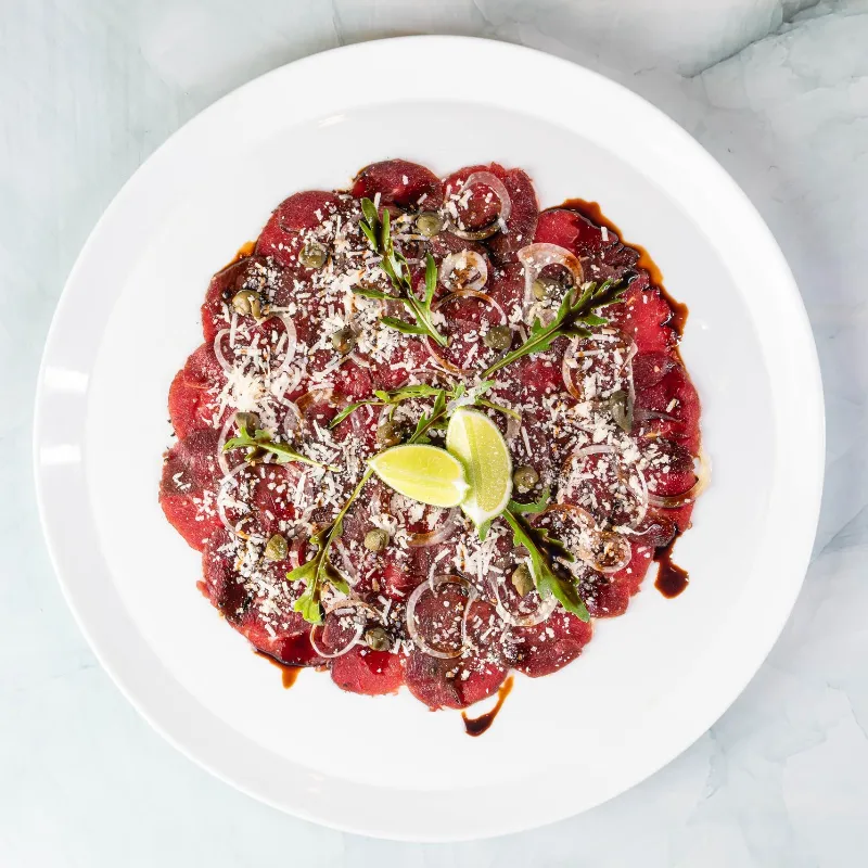 Carpaccio de res 