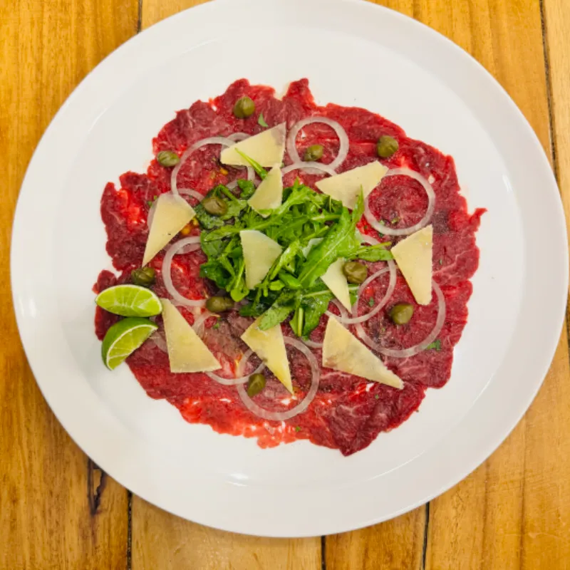 Carpaccio de res 
