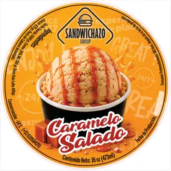 Helado Italiano Caramelo Salado 