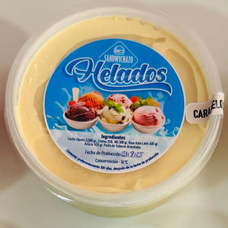 Helado Italiano Caramelo Salado 