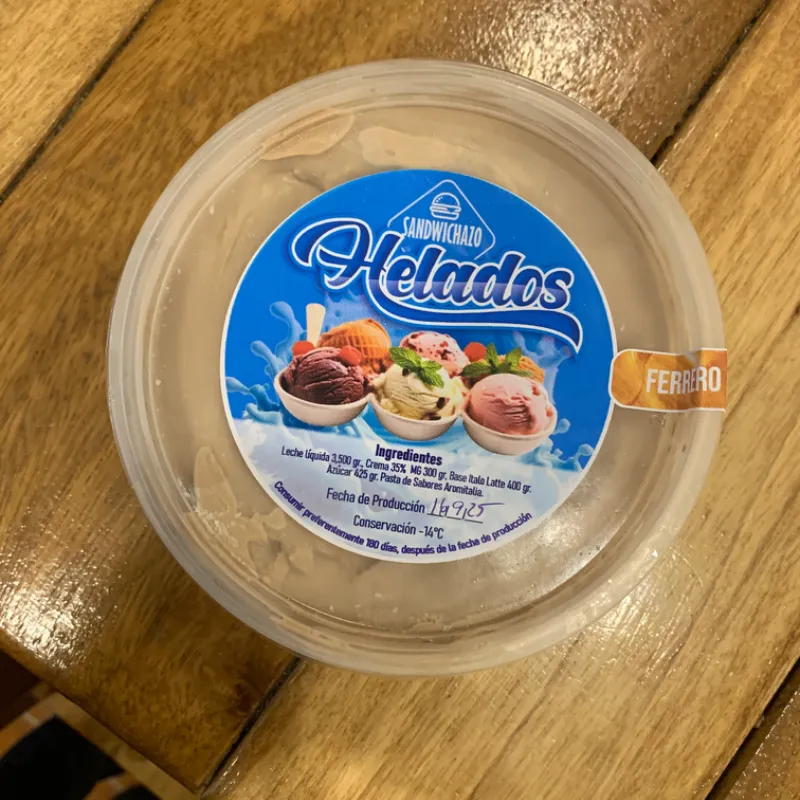 Helado Italiano Ferrero Rocher 