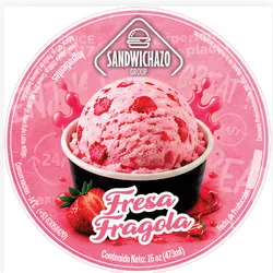 Helado Italiano Fresa/Fragola 