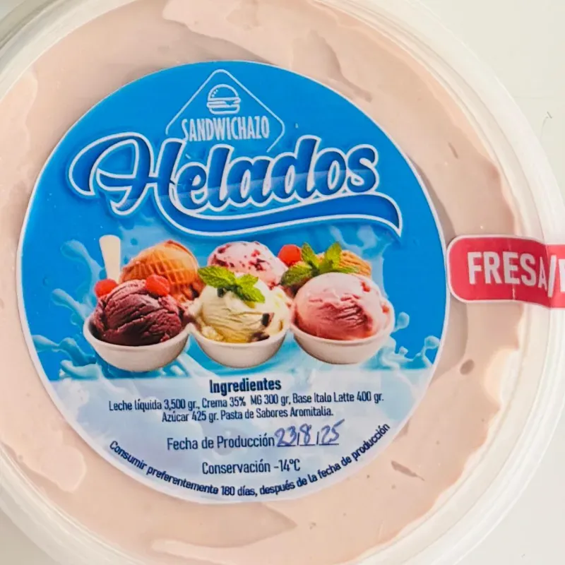 Helado Italiano Fresa/Fragola 