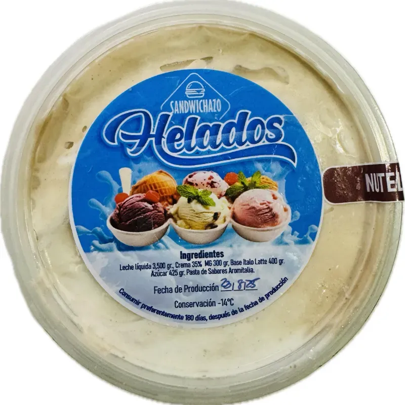 Helado Italiano Nutella 