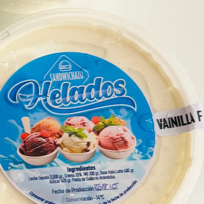 Helado Italiano Vainilla Francesa 
