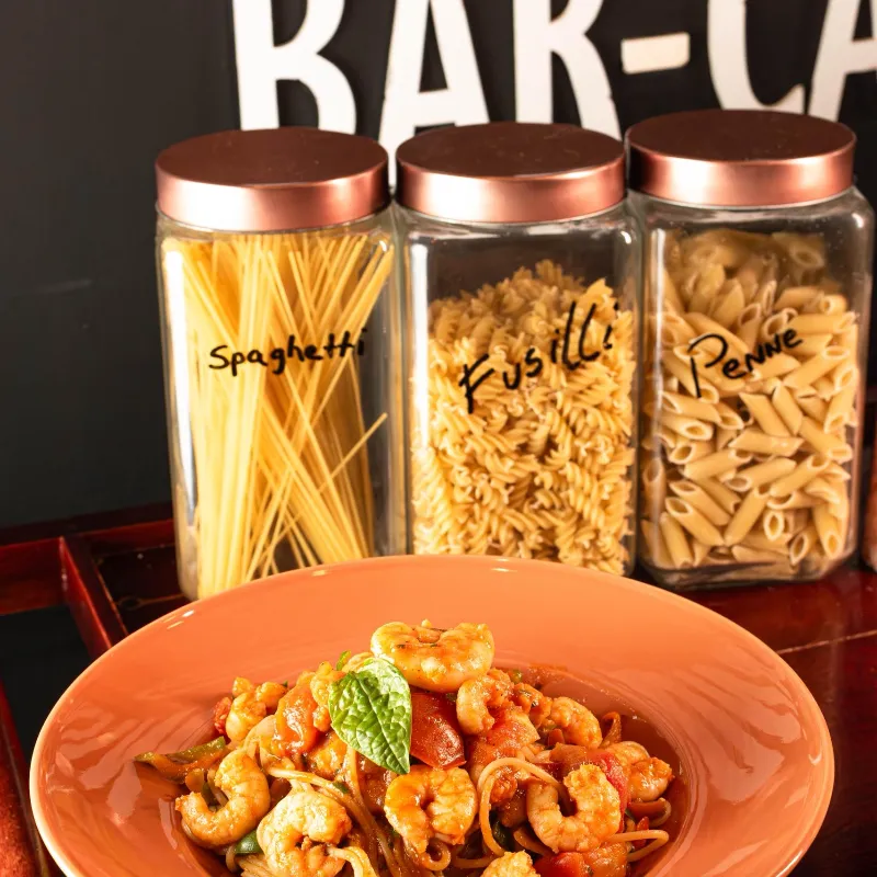 Pasta con Camarones 