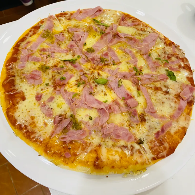 Pizza Jamón y Queso