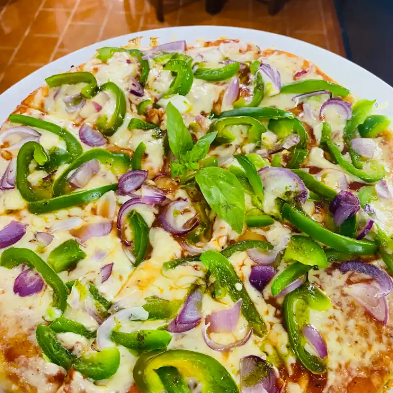 Pizza Pimiento y Cebolla 