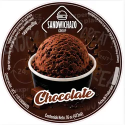 Pote de Helado 16onz Chocolate