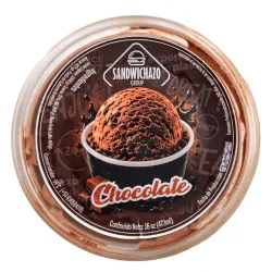 Pote de Helado 16onz Chocolate