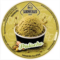 Pote de Helado 16onz Pistacchio
