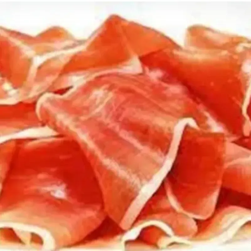 Agrego de jamon serrano para sandwich