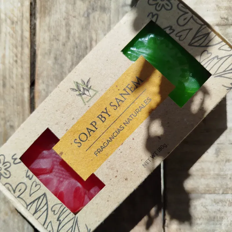  Cajas de 2 Jabones de glicerina (Antojitos) 🌈