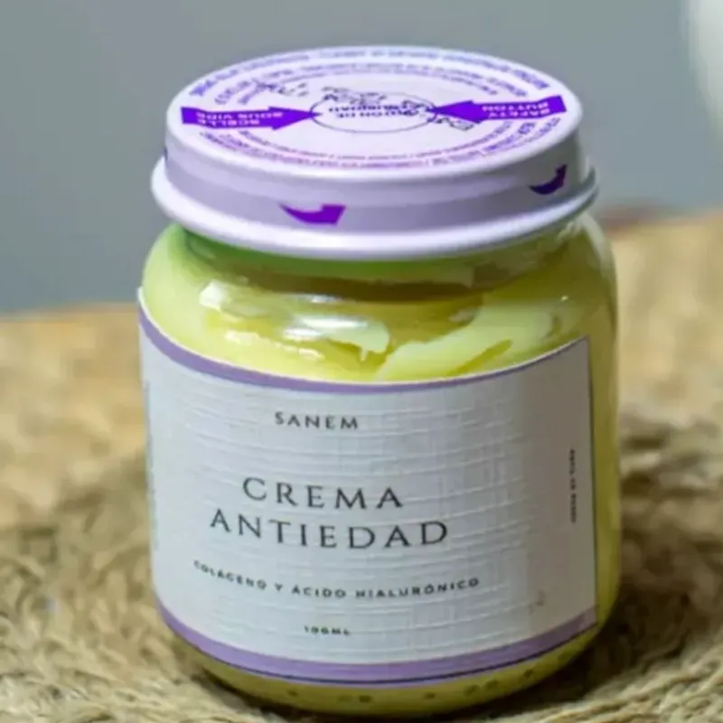 Crema antiedad de colágeno y ácido hialurónico