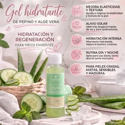Gel hidratante de Pepino y Aloe Vera