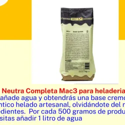 Base Pronta para Helado X KG