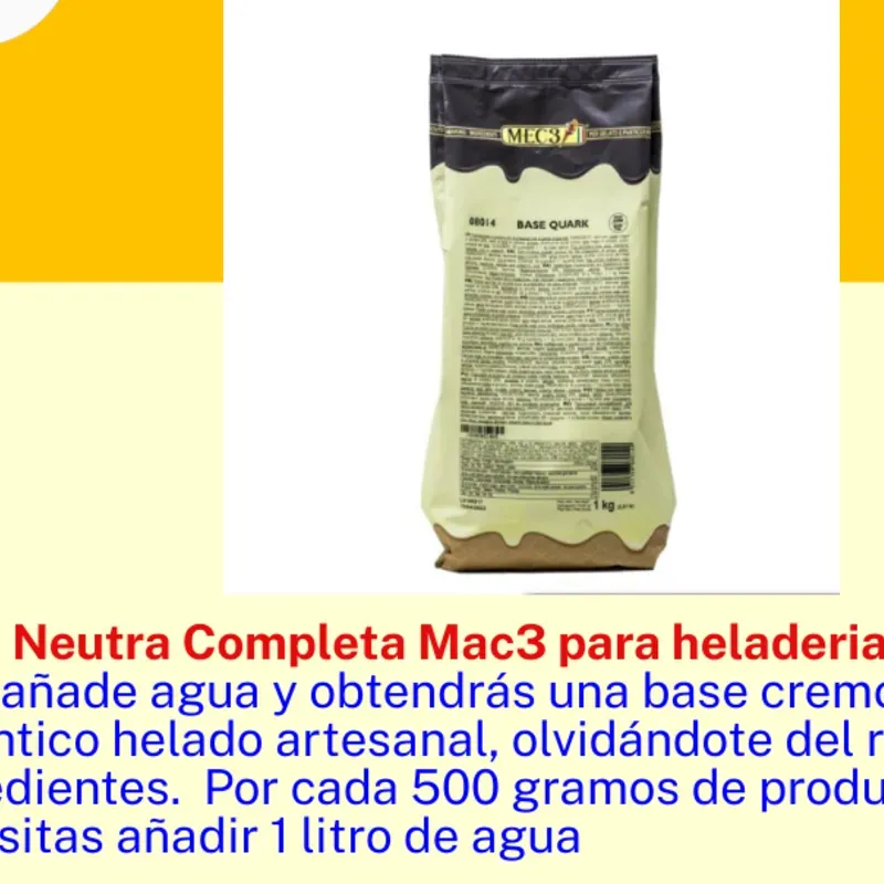 Base Pronta para Helado
