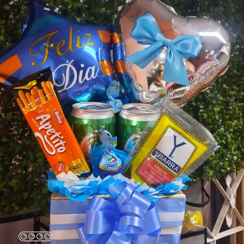 caja de regalo c/ cerveza 