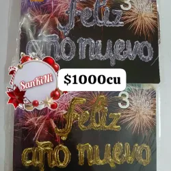 Cartel inflable Feliz Año Nuevo