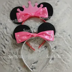 Cintillos de Minnie rosado