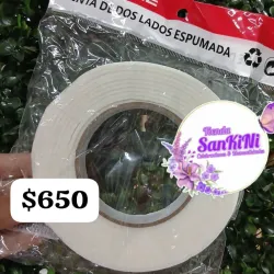 Doble cara espumosa 
