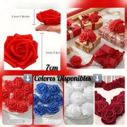 Flores de foami 7cm....