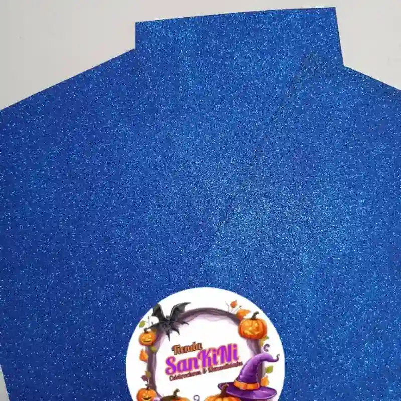 Foami Escarchado con pegatina