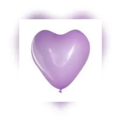 Globos de latex en forma de corazon