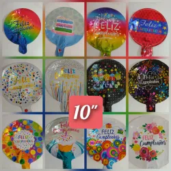 Globos metalicos Feliz Cumpleaños 