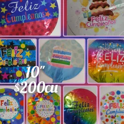 Globos metalizados 10" 