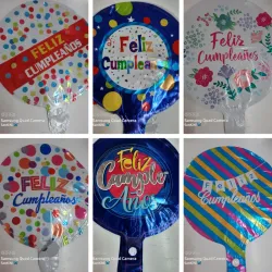 Globos metalizados 10" 