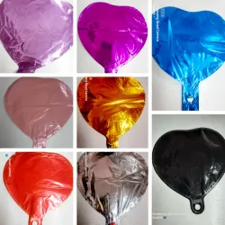 Globos metalizados en forma de corazón 
