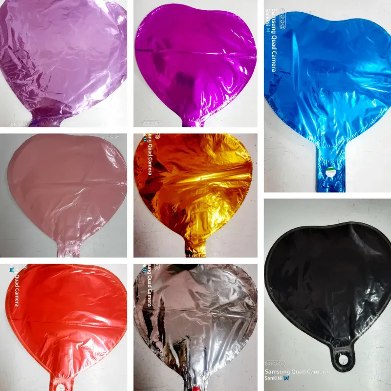Globos metalizados en forma de corazón 