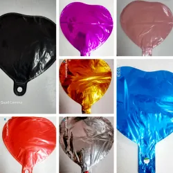 Globos metalizados en forma de corazón 